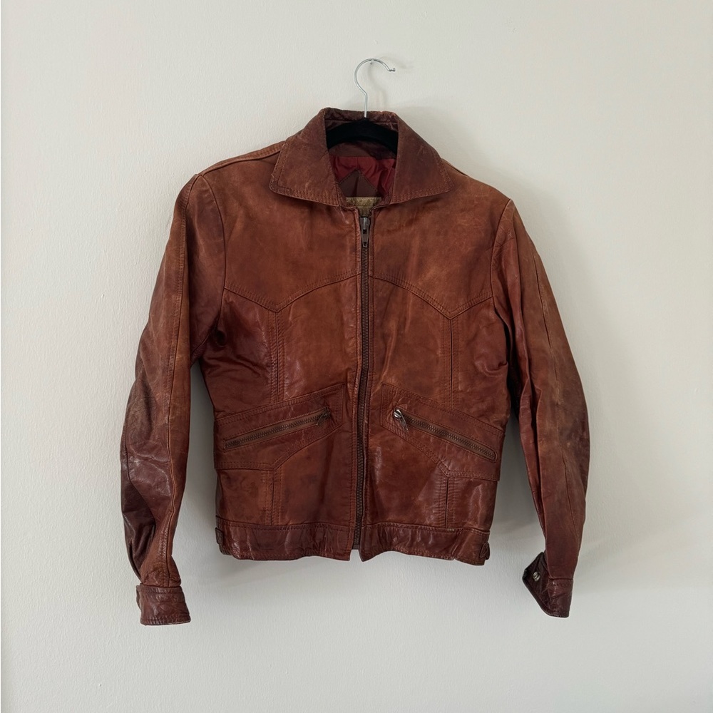 Saxony Vintage Leather Jacket